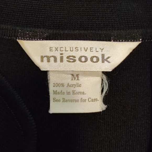 Vintage "Exclusively Misook" Asian Knot Tunic - Picture 2 of 2